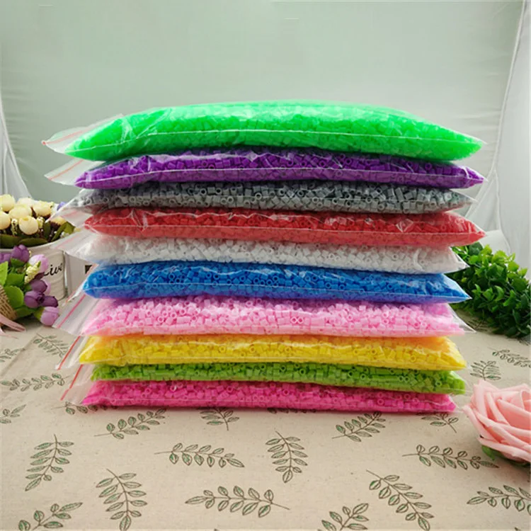 Neue Farben 5MM 500PCs Pixel Puzzle Eisen Perlen für kinder Perler Hama Perlen Diy Hohe Qualität Handgemachtes Geschenk spielzeug Sicherung Perlen