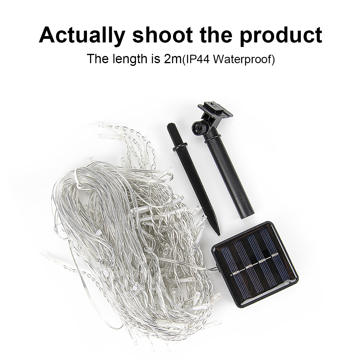 Outdoor Solar Icicle Lights 8 LIghting Modes for Halloween Thanksgiving Christmas Holiday Lighting Yard Xmas Eaves Outdoor Decor