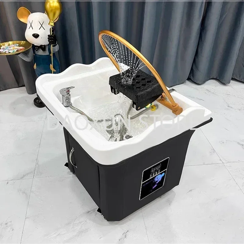 ヘッドスパシャンプーチェアヘアサロンコンフォート小型洗髪ステーションチェア移動療法レッティーノマッサージ家具 MQ50SC