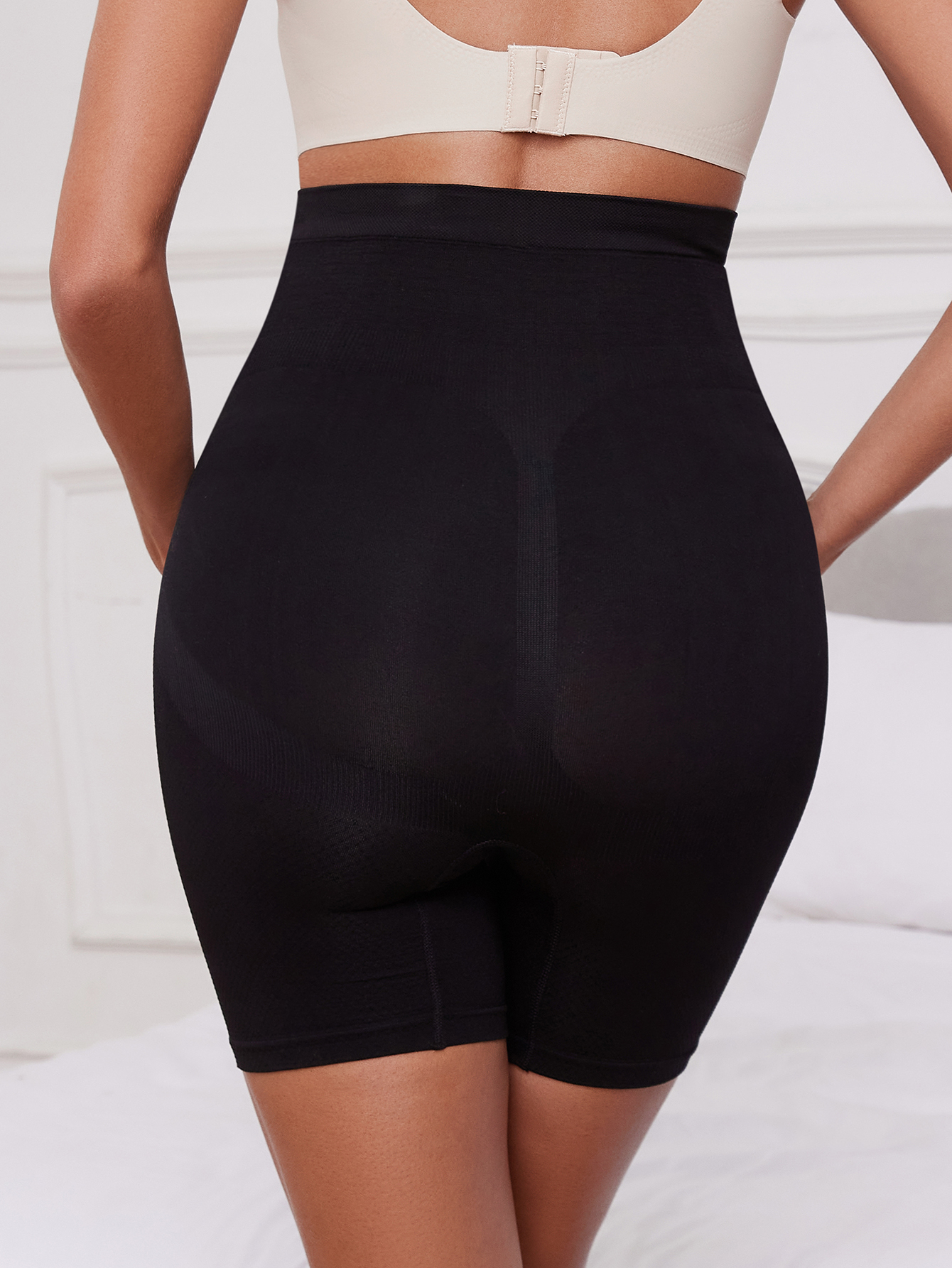 Pantalon de mise en forme taille haute post-partum, confortable et sans couture, levage de taille et mise en forme du corps pour femmes enceintes