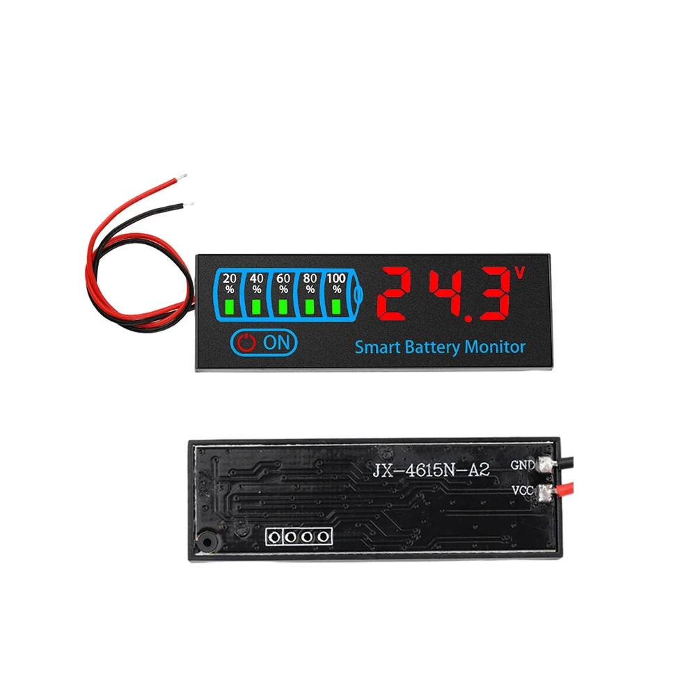 4615N LED Battery Indicator Voltage Power Charge Indicator Acid/Lithium Universal Battery Charge Indicator Board DC 7-55V