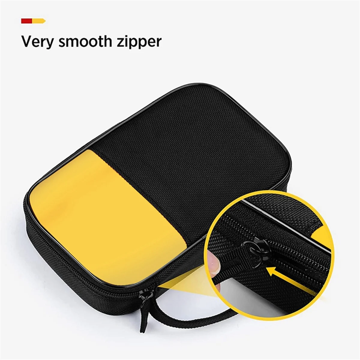 Newest Soft Tool Carrying Case for 117/116/115/114/113 Digital Multimeters 62 Max and More, with Smooth Zipper