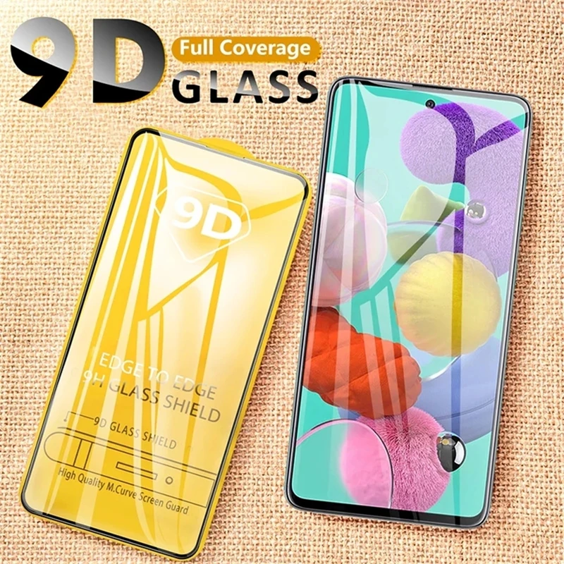 Vidrio Templado 9D para Samsung Galaxy A13 A53 A52 A32 A12 A50 A51 A52S A72 A54 A33 A71 A21S A73 A16 A56 M12 S10E Protector de pantalla