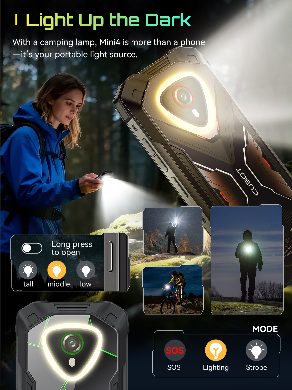 Mini Smartphone Android 15 Cubot KingKong MINI 4, 4.7-Inch mini screen, 90Hz, 4700mAh, Up to 20GB RAM+256GB ROM, Mini Phone, NFC