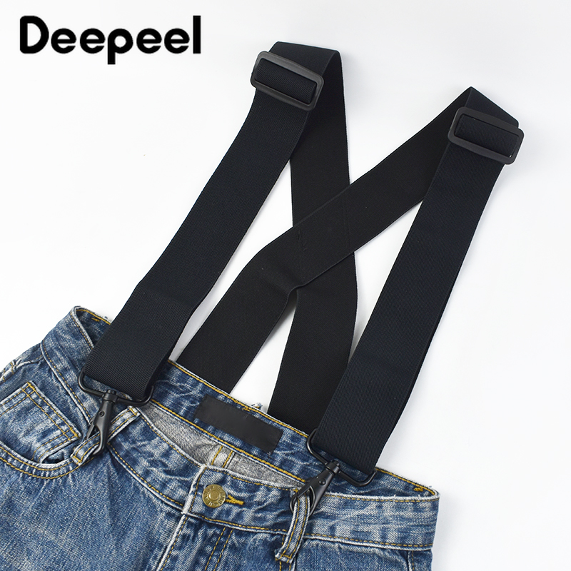 DeePull-男性用幅のストレッチストラップ,ジョックストラップ,大人用サスペンダー,4つのクリップフック,スカート,ジーンズアクセサリー,5x120cm