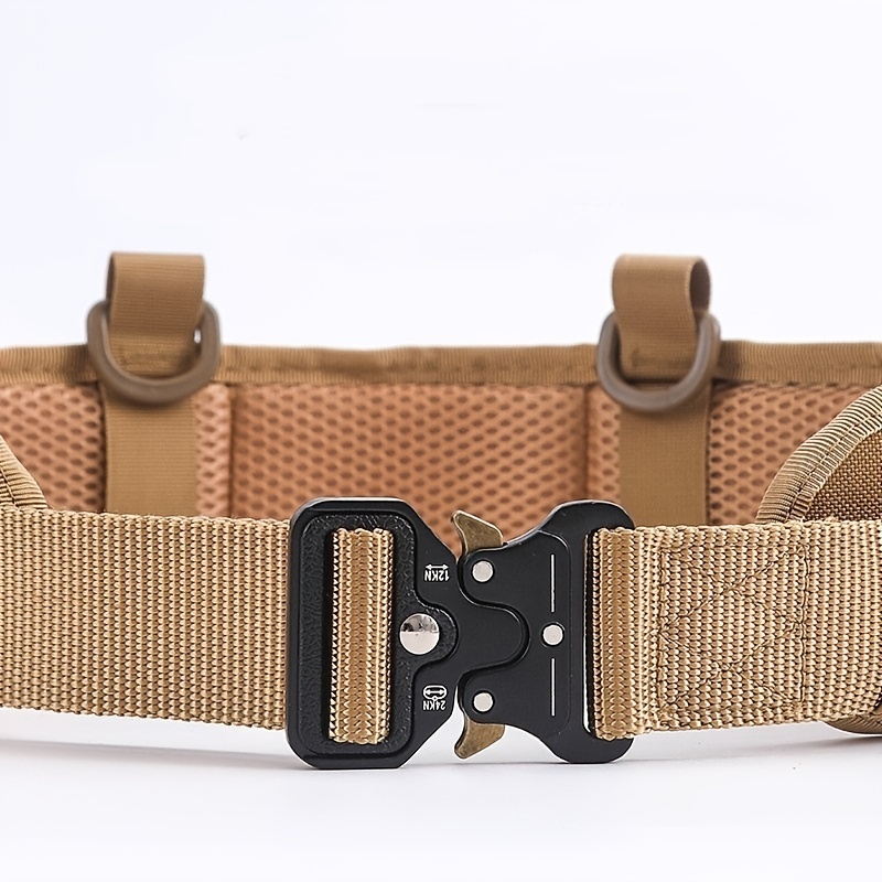 Herenriem Outdoor Jacht Tactische riem Multifunctionele gesp Nylon riem Hoge kwaliteit buitensport Canvas riem Neutrale gordel