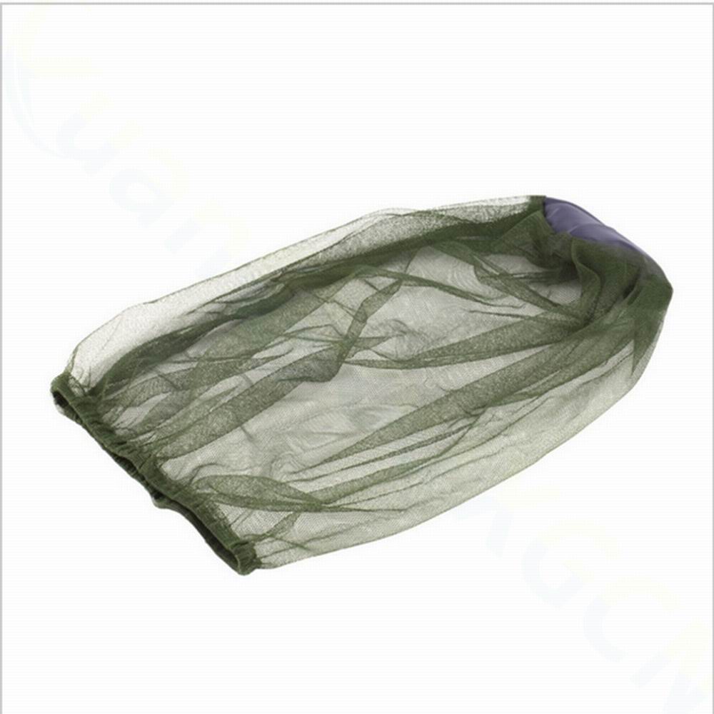 Llegada segura viaje Camping gorra de malla Midge Mosquito insecto sombrero Bug malla cabeza red cara Protector de cabeza malla