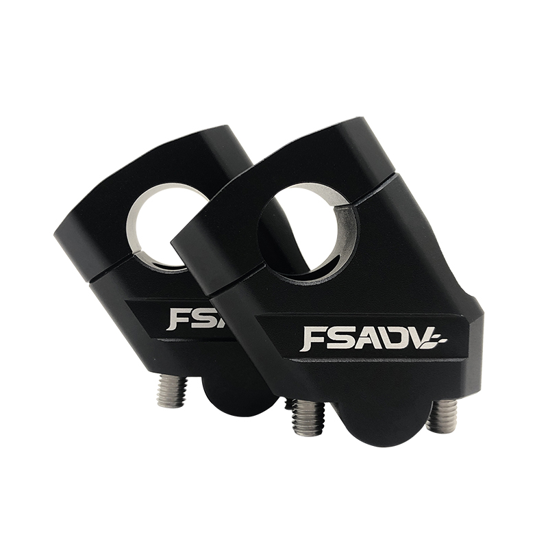 1 Pair Motorcycle Universal Handlebar Riser Bar Mount Handle Clamp Universal 28mm 1 1/8" 22mm 7/8" For Honda BMW YAMAHA Suzuki