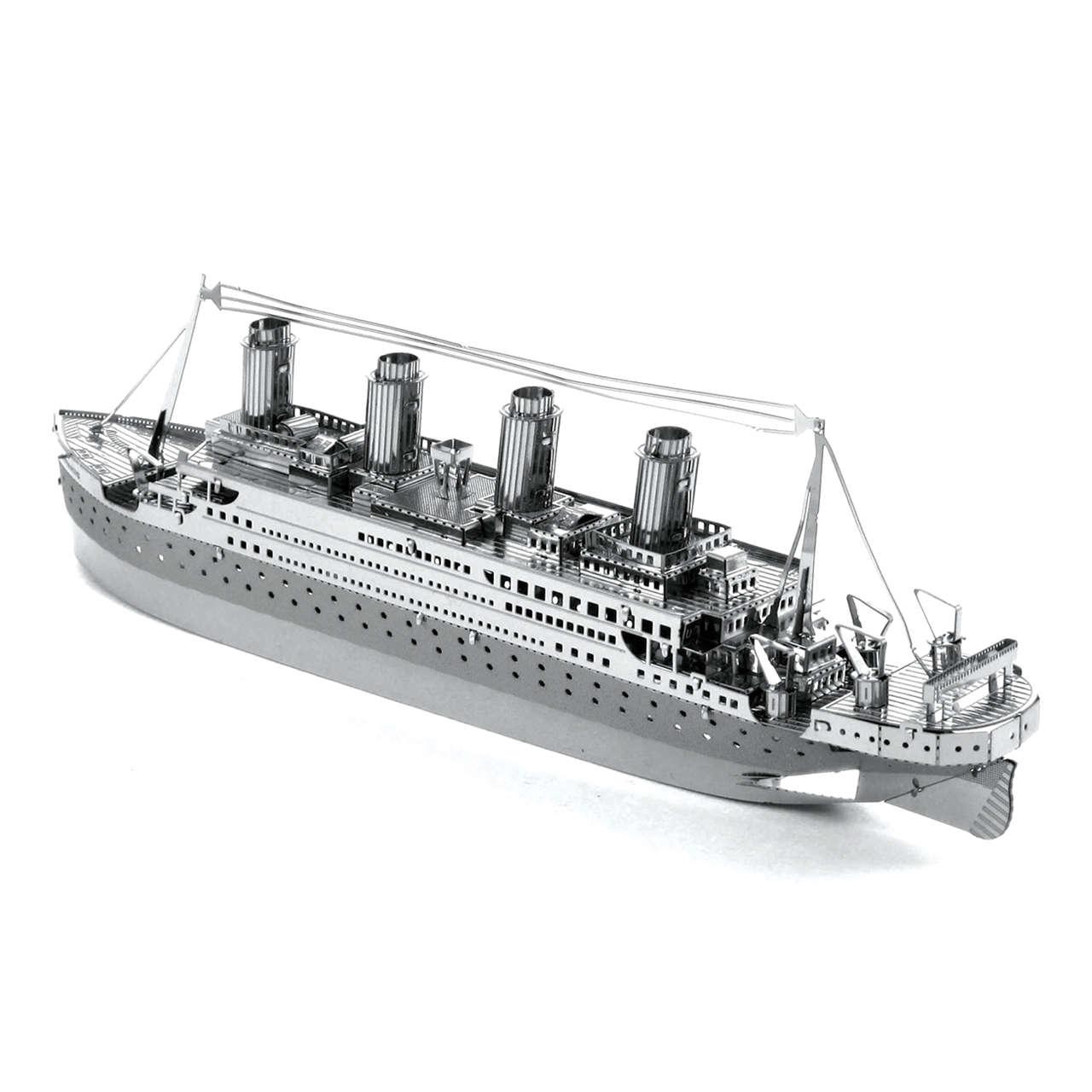 Titanic 3D Puzzle Metal Model Kits, corte a laser, brinquedo para crianças, DIY
