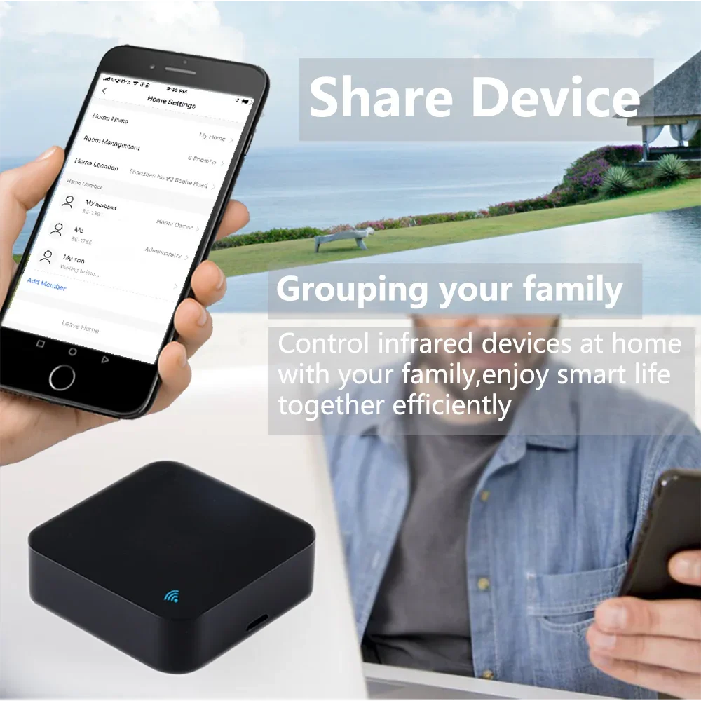 Télécommande Tuya Smart IR pour Smart Home, Smart Life, Tournesol, Remplacer TV, DVD, AUD, AC, Télécommande par Alexa, Google Home