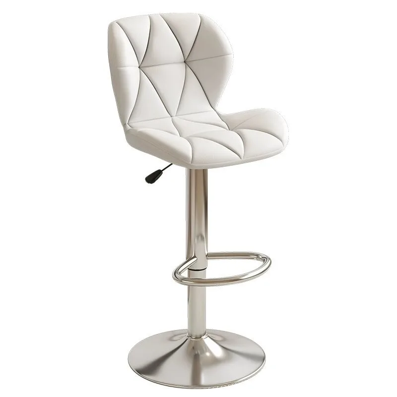 OMGD Bar Chair Modern Simple Bar Chair Cash Register Front Desk Can Be Raised And Lowered Back Chair Home High Stool Bar Stool