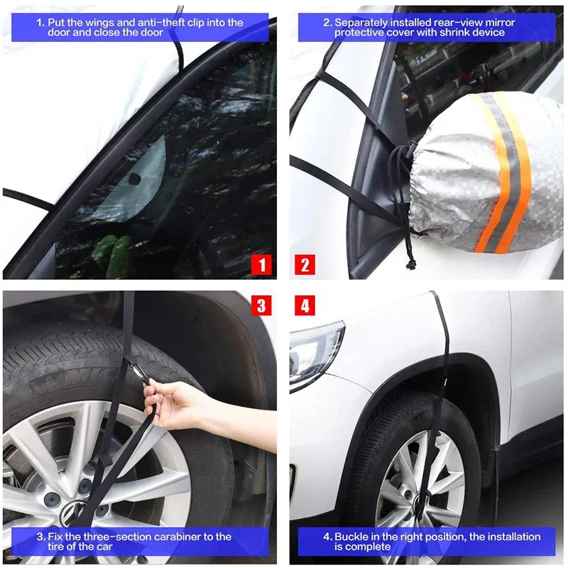 ฤดูหนาวรถ Snow SHIELD Shade ด้านหน้ากระจก Anti-Frost Antifreeze บังแดด Sun Shade Protector Auto อุปกรณ์เสริมภายนอก