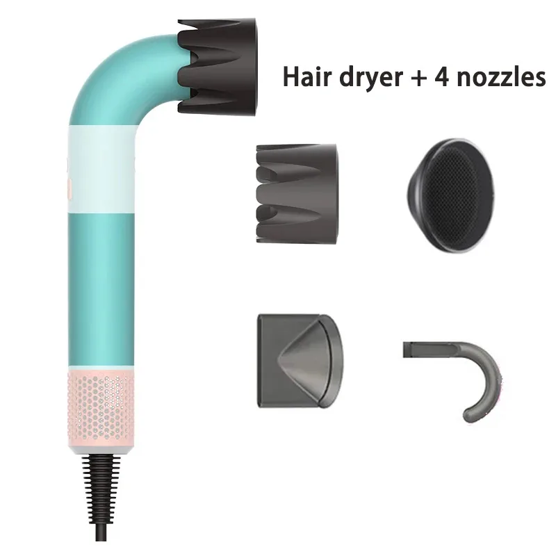 Nuovo asciugacapelli Portatile Travel Edition Asciugatura rapida US 110v 220v Motore ad alta velocità Vari ugelli anione Ridurre i danni ai capelli
