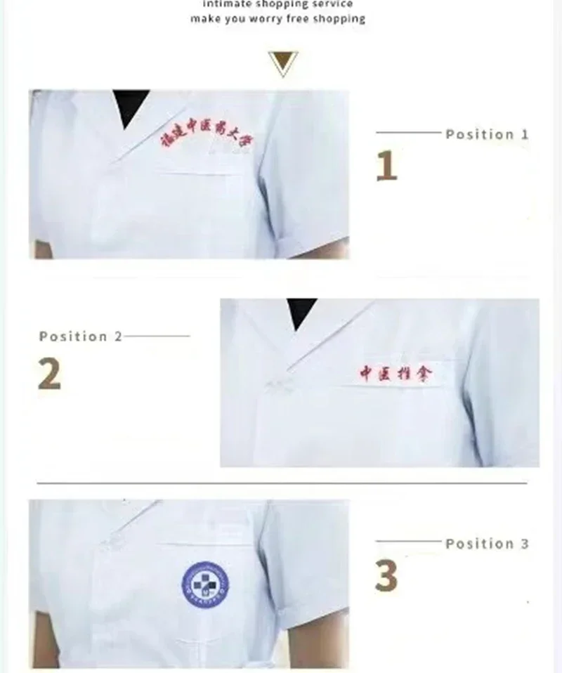 ผู้หญิงแฟชั่น Lab Coat แขนสั้นหมอพยาบาลชุดแขนยาวเครื่องแบบทางการแพทย์เสื้อแจ็คเก็ตสีขาวพร้อมเข็มขัดเอวปรับได้
