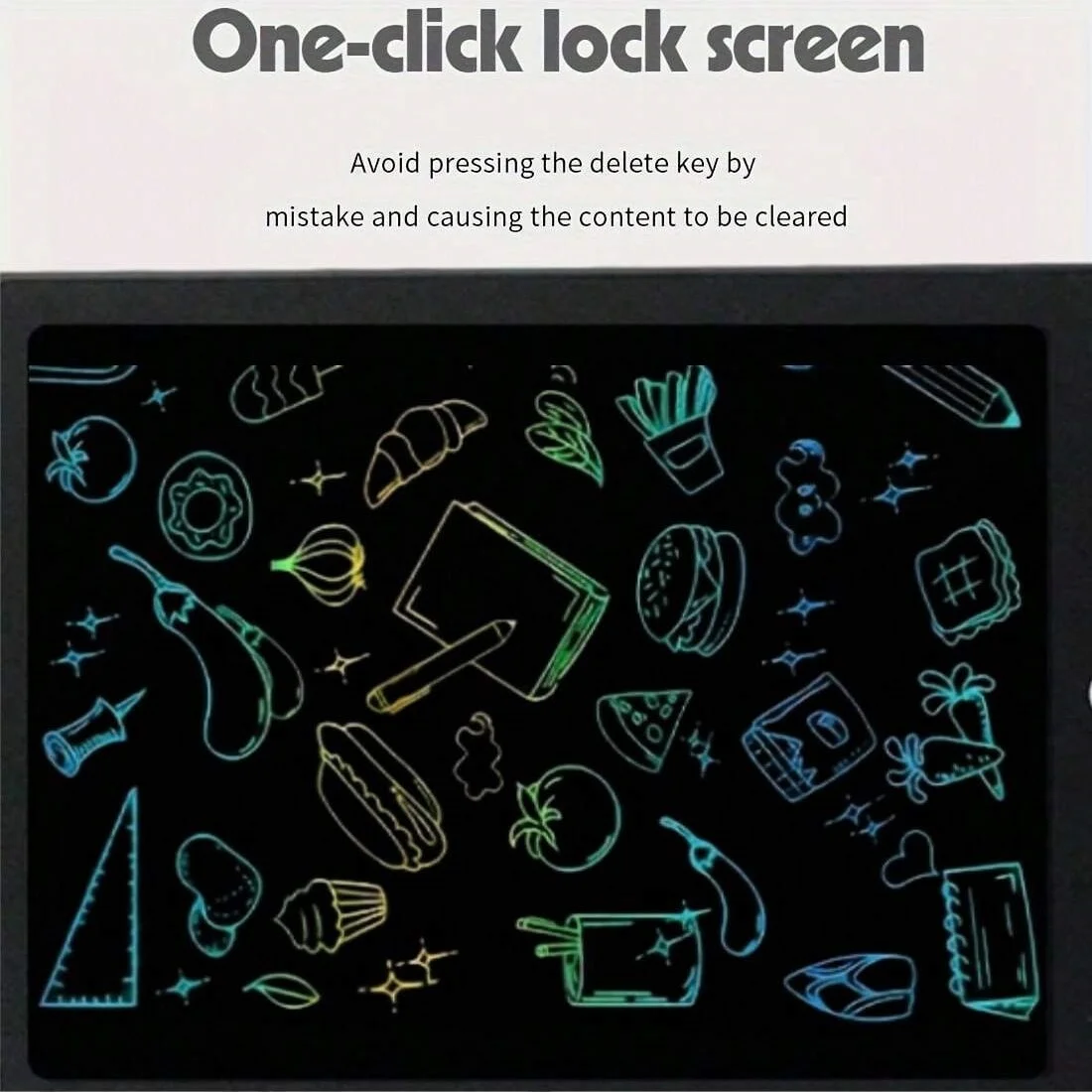 LCD Writing Tablet for Kids, Reusable Magic Drawing Board, Graffiti Sketchpad & Handwriting Blackboard, Eco-Friendly Educational