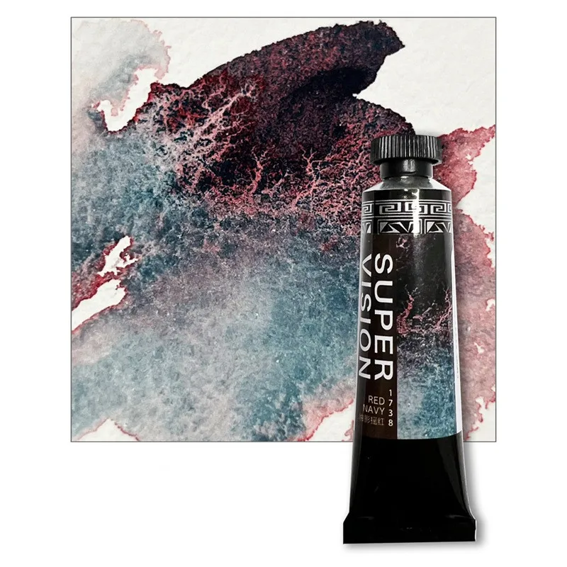 Super Vision, nuevo tubo de pintura de acuarela Mineral en capas, 15ml, 15 colores, Color maestro de agua para artistas, proveedores de arte de pintura