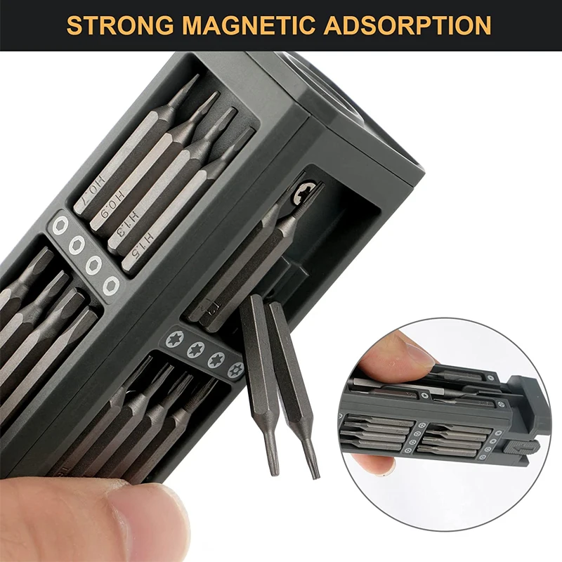 Precision ไขควงชุด 8 32 43 46 in 1 Torx Hex Phillips ไขควงแม่เหล็กบิตโทรศัพท์นาฬิกาแล็ปท็อป Mini ซ่อมชุดเครื่องมือ