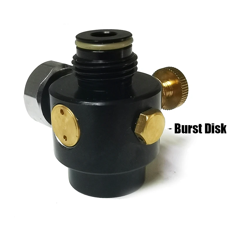 Tank Cylinder Regulator Bottle Valve Adjustable Compressed Air Output Pressure 0-200psi Diving Mountain Climbing