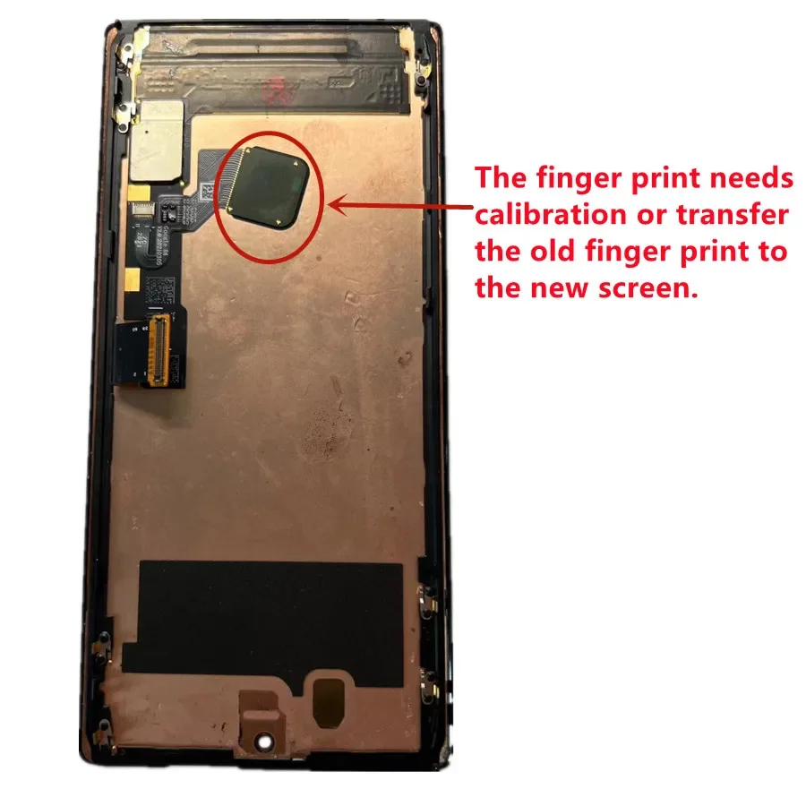 Amoled-tela original do lcd para o pixel 6 do google pro, conjunto do digitalizador do toque com ponto