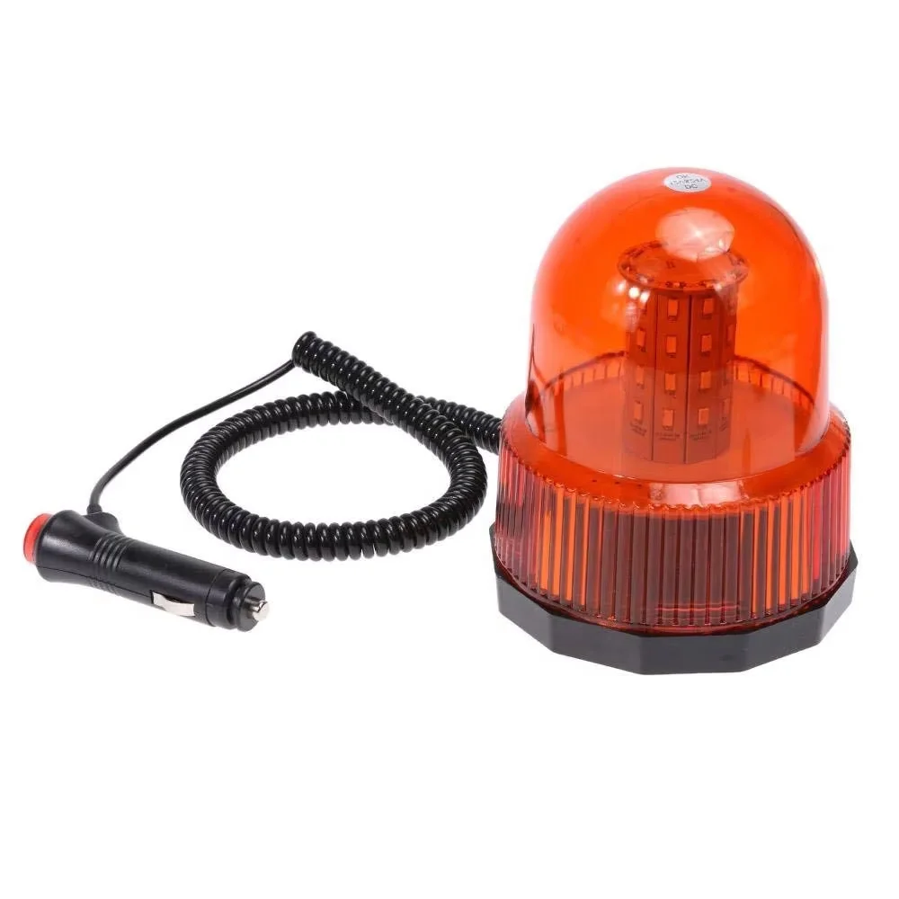 Faro rotante a LED 12V/24V - Strobo di emergenza rosso/blu/giallo per camion, auto della polizia