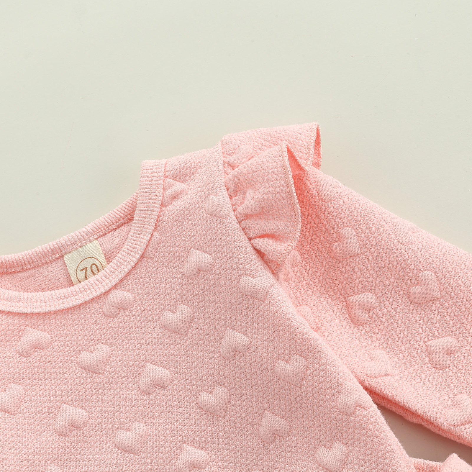 2021-10-22 Lioraitiin 0-24M recién nacido bebé niña 2 uds conjunto de ropa de otoño manga larga corazón estampado Top camisa pantalones largos