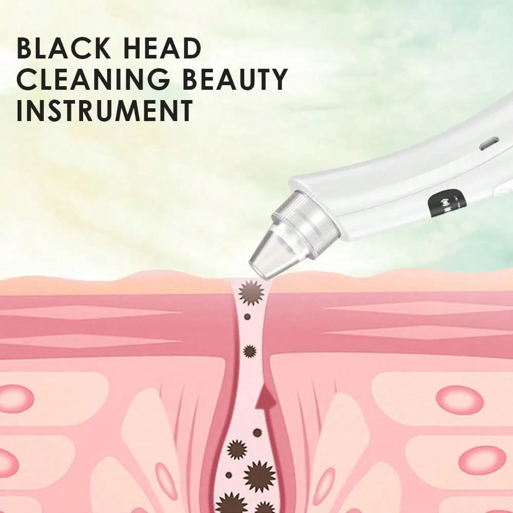 ในสต็อก Fast Drop Shipping 3 โหมดดูดทําความสะอาดใบหน้าความงามเครื่อง Dead Skin Remover สูญญากาศหน้า Blackhead Removal ผิว