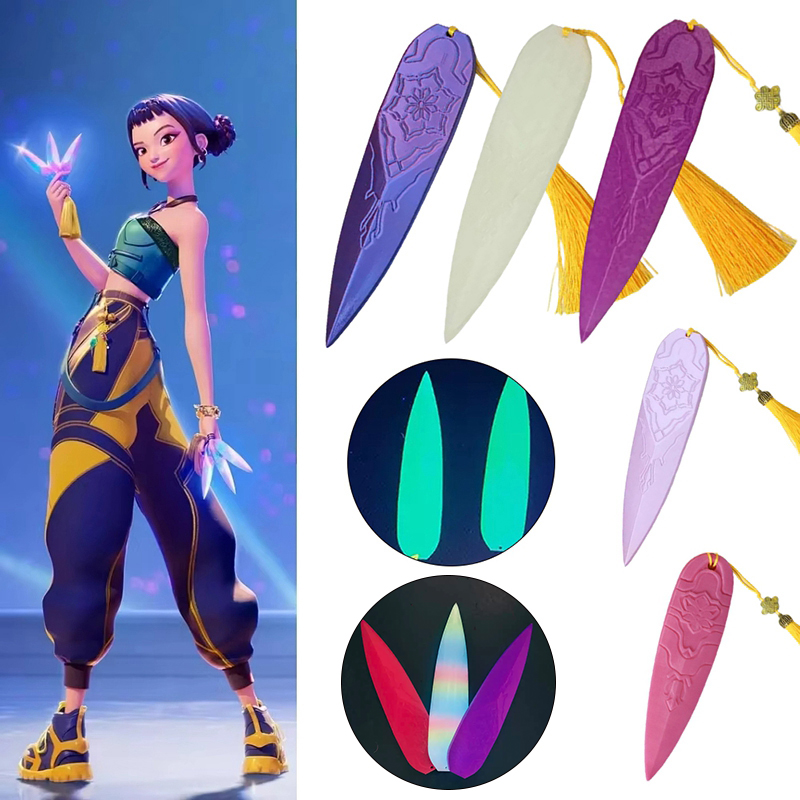 Kpop охотники на демонов Zoey косплей огни дротик оружие реквизит для ролевых игр для девочек группа идол Хэллоуин карнавальный костюм аксессуары