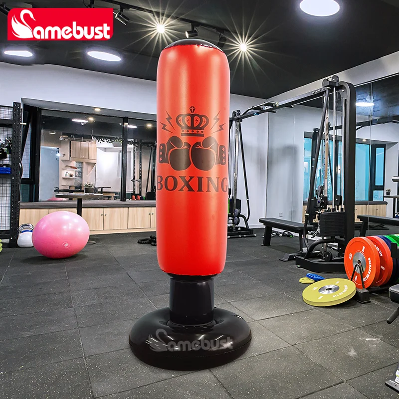 Camebust Punching Bag กระเป๋าชกมวยแบบเป่าลม, Bounce Back Bag Punching สําหรับกีฬา, อุปกรณ์ชกมวยแบบเป่าลมเพื่อการผ่อนคลายทุกวันหรือ