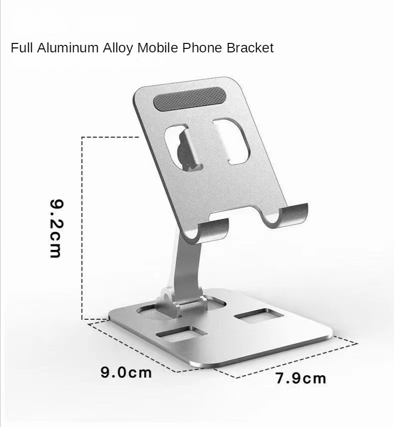 Soporte Universal para tableta portátil de aleación de aluminio para iPad Air Pro Mini soporte para tableta soporte Flexible ajustable para teléfono móvil