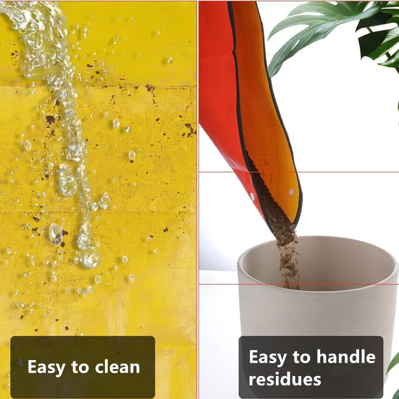 Estera para repottar plantas, macetas impermeables, almohadilla para trasplante, Control del suelo, estera plegable para macetas suculentas, bandeja de jardinería