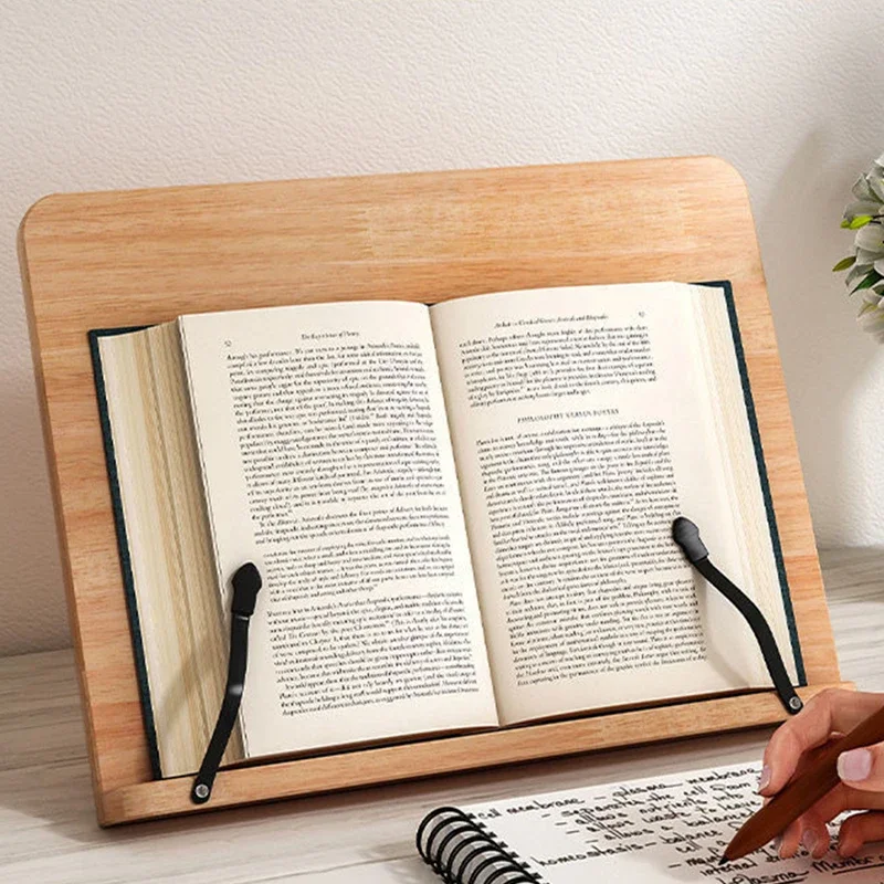 Soporte de lectura ajustable para tableta, cocina, hogar, sala de estudio, soporte plegable
