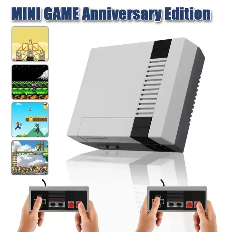 Console de jeu vidéo Mini TV pour loisirs familiaux, sortie AV, rétro, 620 jeux classiques intégrés, manette de jeu pour touristes, lecteur de jeu