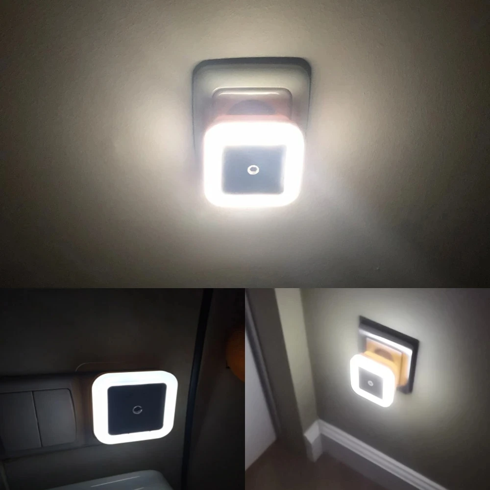1/2PCS Drahtlose Nachtlicht LED Motion Sensor Licht Nacht Lampe Kinder Schlafzimmer Nachttisch Schrank Beleuchtung EU/Us-stecker Lampen