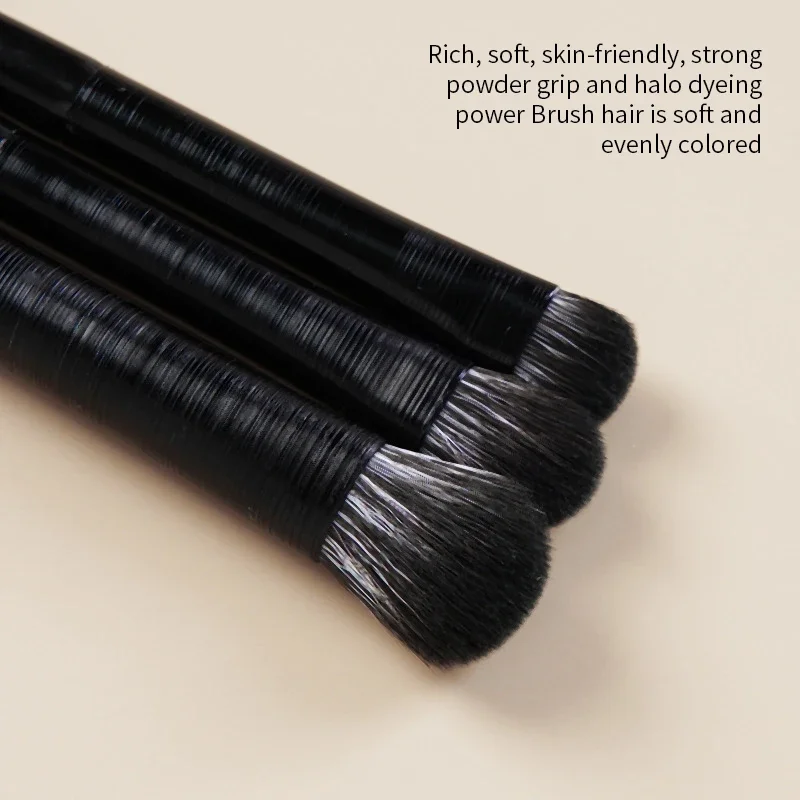 Natuurlijke Oogmake-Up Borstels Set Oogschaduw Borstel Wenkbrauw Contour Eyeliner Borstel Vrouwen Ogen Cosmetische Blending Detail Make-Up Tools