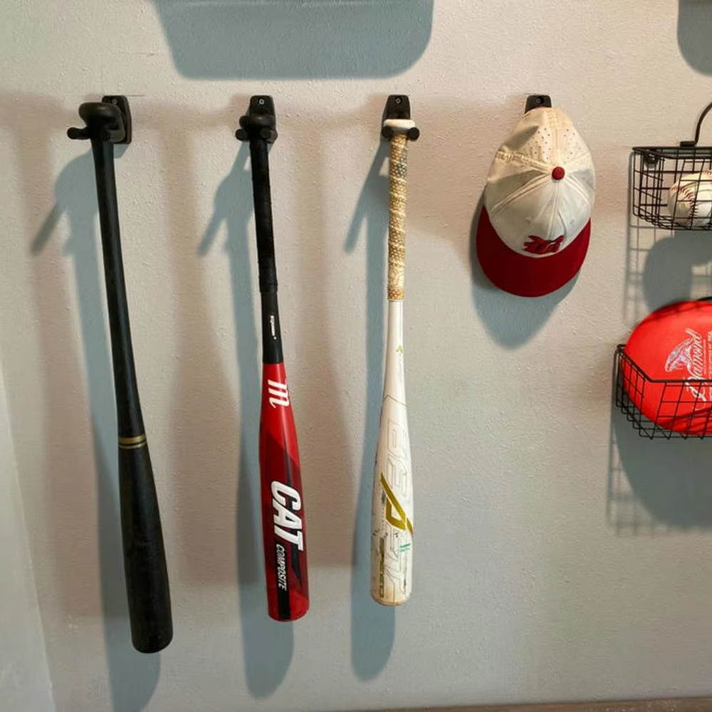 Wandmontierter Waffenständer – Mehrzweck-Aufbewahrungs-Display-Aufhängerhaken für Gewehre, Schrotflinten, Pistolen, Airsoft, Compoundbogen