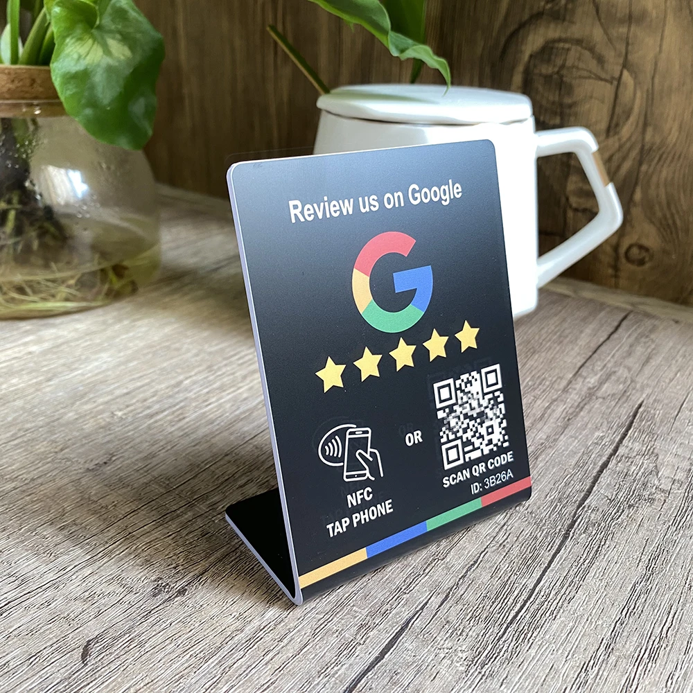 3 "X4" Подставка для обзора Google NFC Обзор сканирования точки США НА Google Настольная подставка Tripadvisor Доверпилот Дисплей для вашего бизнеса