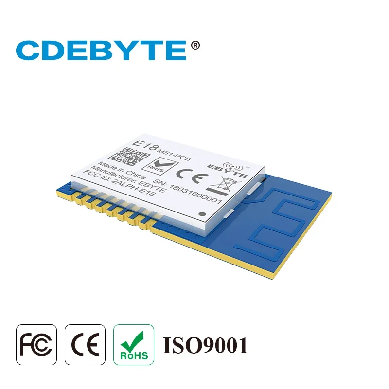 4 teile/los Zigbee IO CC2530 2,4 Ghz 2,5 mW PCB Antenne IoT E18-MS1-PCB Mes Netzwerk Wireless Transceiver Sender Empfänger modul