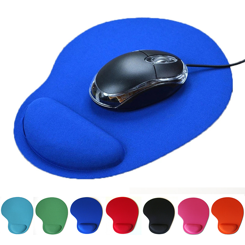 Коврик для мыши с поддержкой EVA, браслет, игровой коврик для мыши, однотонный коврик для мыши, удобный коврик для мыши с подставкой для запястья для мыши, ПК, ноутбуков