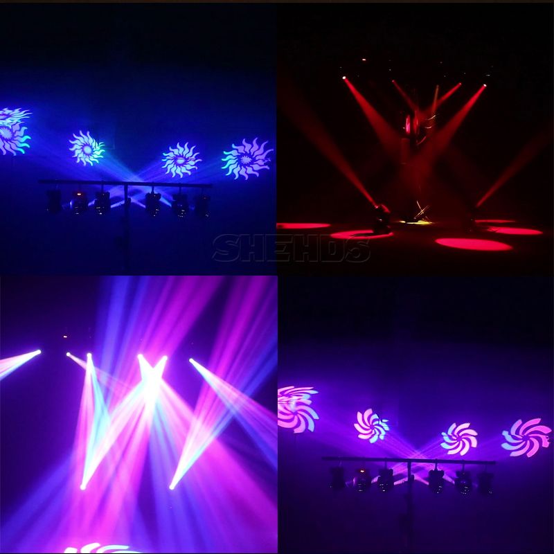 LED Spot 60W Gobo/Muster Moving Head Beleuchtung Rotation Manuelle Fokus Mit DMX Controller Für Dj Hause disco Bühne Ausrüstung