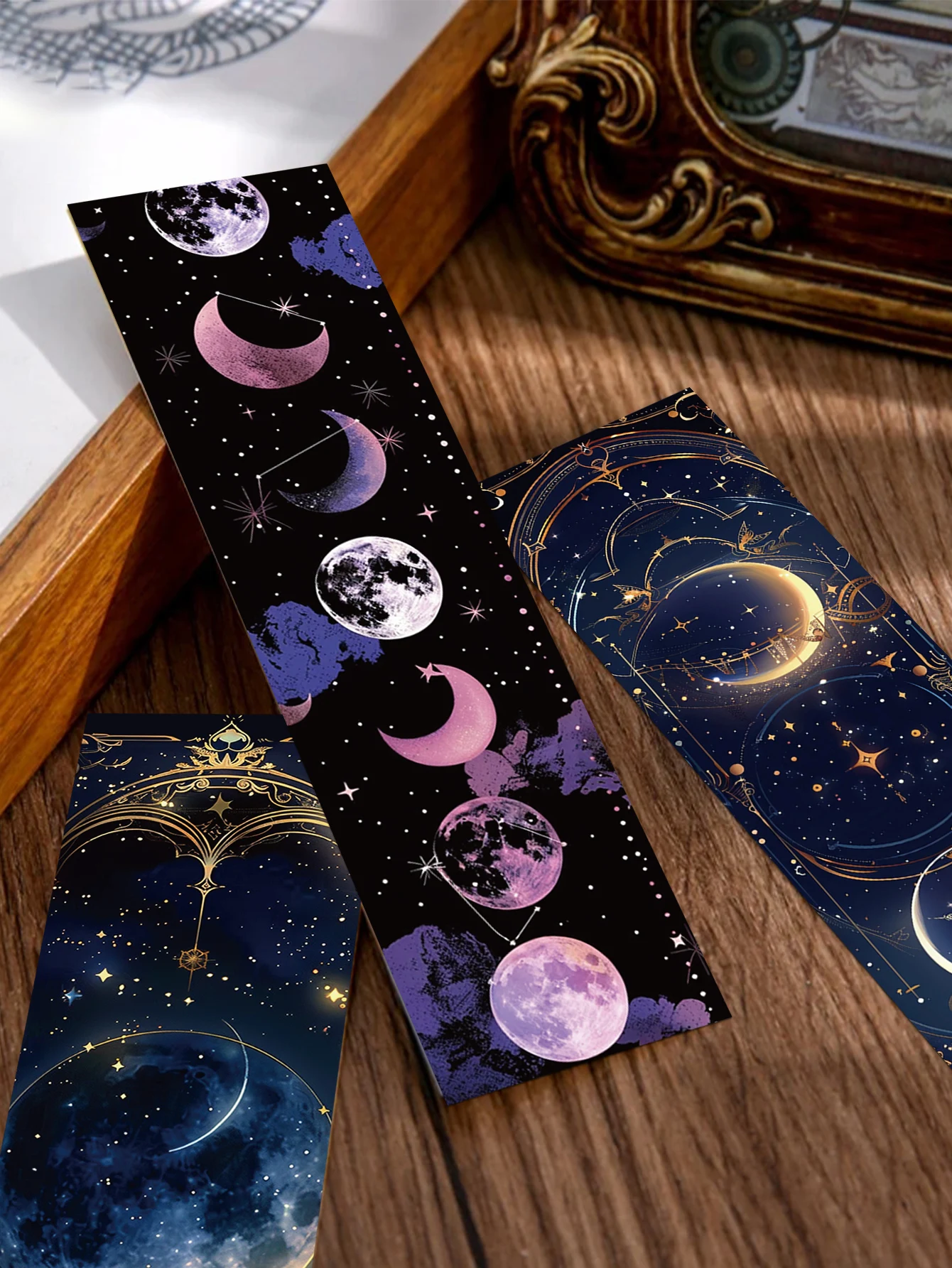 30pcs Baroque bookmarks Reading pages Book annotated notebooks Paper cards Cosmic decoration Creative Student Gift stationery