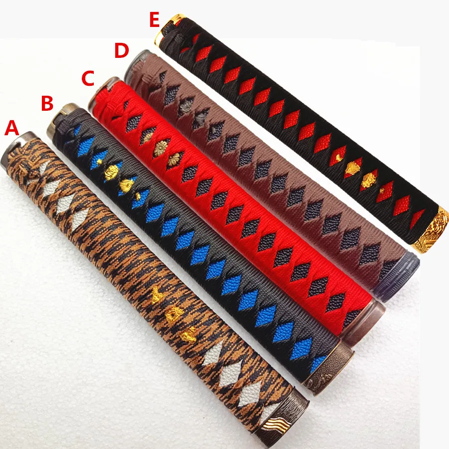 Pegangan kualitas tinggi Tuska Hilt logam campuran Fuchi Kashira Menuki F Jepang Ito Jepang Samurai Katana pedang perlengkapan DIY baru Sangat bagus