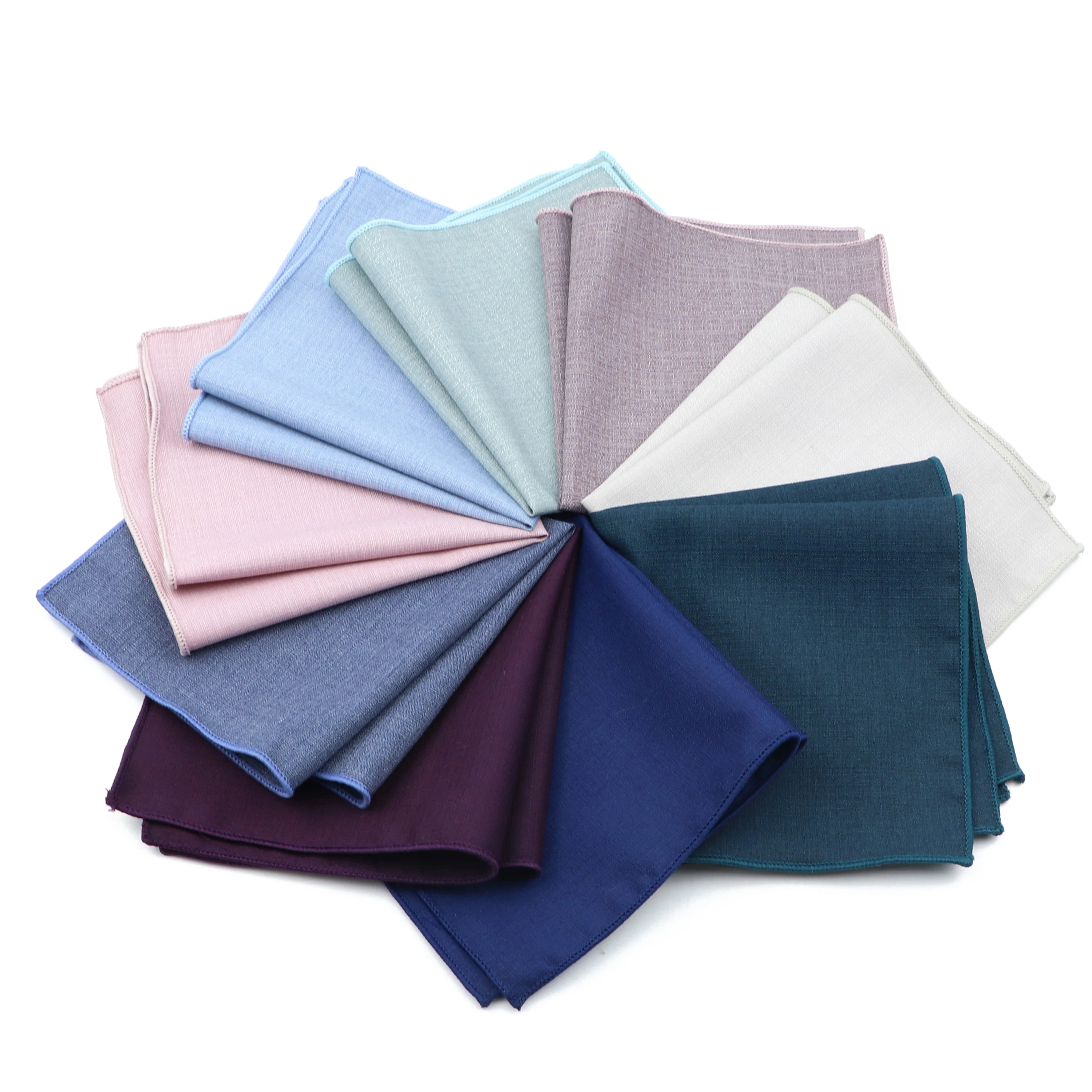 ผ้าเช็ดหน้า serat bambu แฟชั่นใหม่สำหรับผู้ชายสีเขียวเข้มหลากสีกระเป๋าสแควร์22*22ซม. ชุดสูทมีช่องอกสำหรับนักธุรกิจงานแต่งงาน