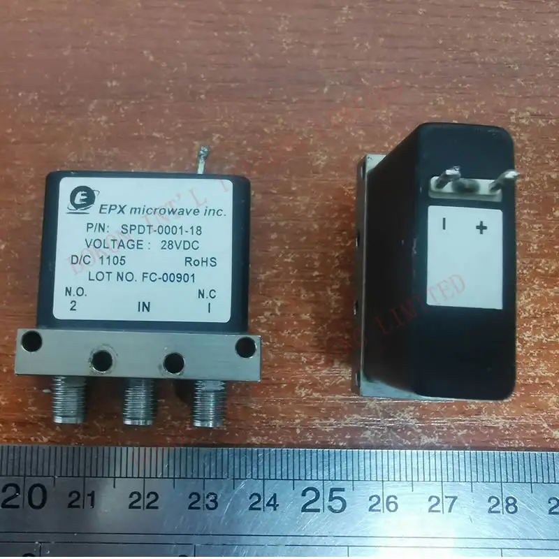 Broadband DC-18GHz  28VDC SMA Single Pole Double Throw SPDT-0001-18  Tx Rx antenna switch distribution switch RF Microwave