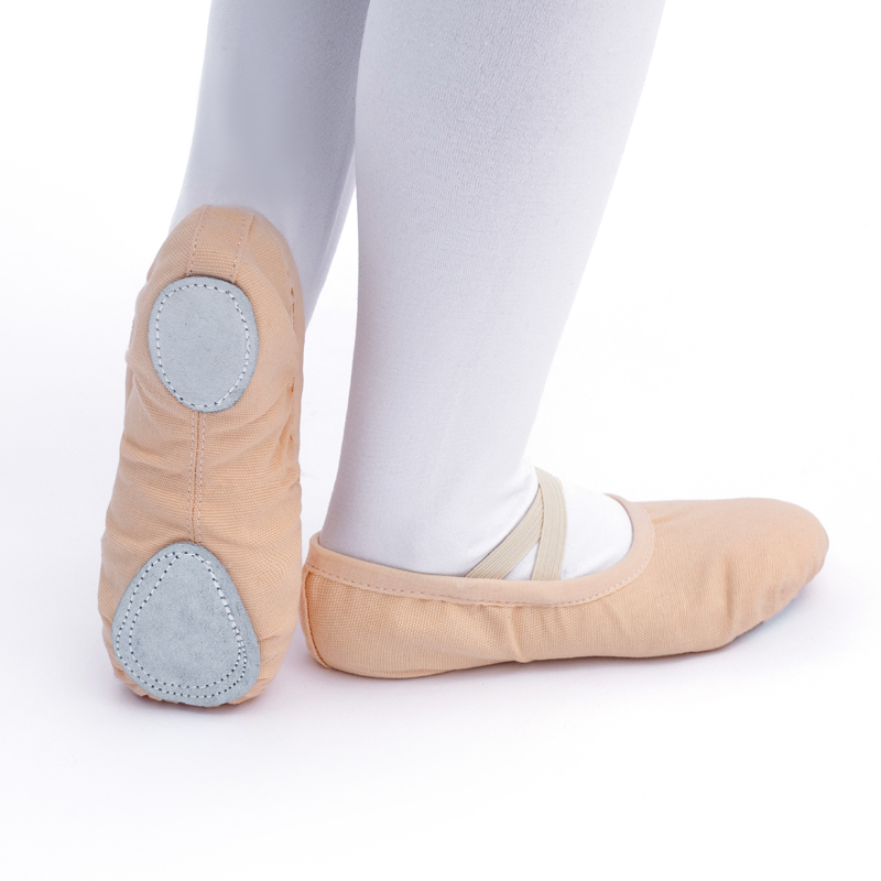 Zapatos de Ballet para niñas, zapatillas de baile de Ballet de lona para mujeres, niños, práctica clásica, suela dividida, 5 colores, baile plano para adultos