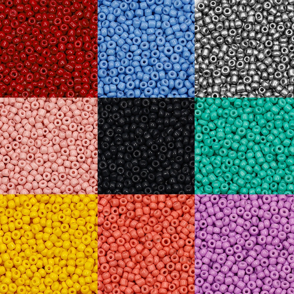 300/600 Uds. Cuentas de cristal de 3/4mm cuentas de semillas checas pequeñas cuentas redondas sueltas para hacer joyería DIY pendientes pulsera al por mayor