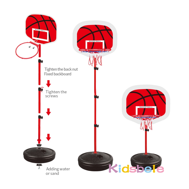Aro de basquete ajustável para crianças, 63-150cm, rack para crianças, bebê, bola interna e externa, esporte, aro, brinquedo para crianças
