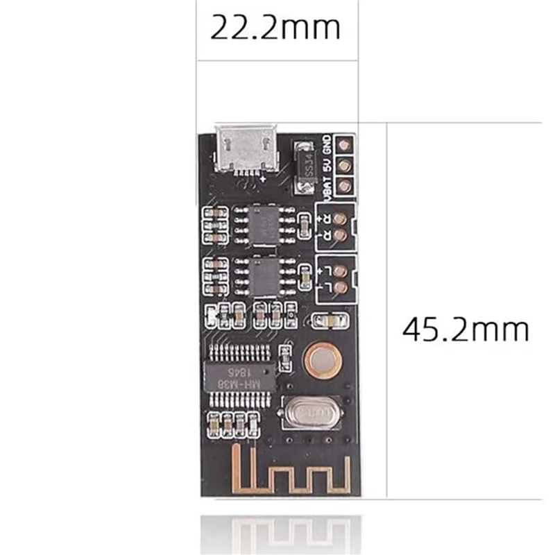 3X Bluetooth Amplifier Board, 5W +5W Output Power, DC 3.7V-4.2V/5V Mini Bluetooth Speaker Board