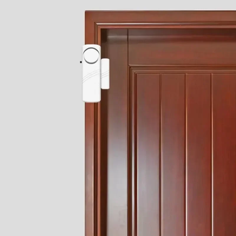 2 pces/1 conjunto-sem fio janela da porta sensor magnético detectores de alarme sistema de alarme de segurança em casa