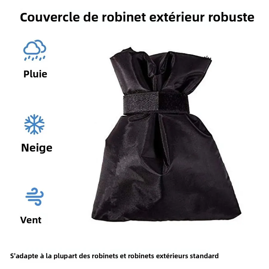 Couvercle de robinet extérieur, isolation de Protection contre le gel d'hiver pour robinets d'eau, protecteur de robinet de jardin