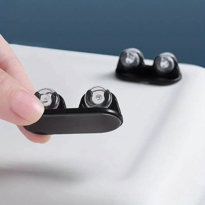 4pcs 접착제 도르래 보관 상자 캐스터 쓰레기통 자체 접착 가구 캐스터 휠 홈 침묵 흠집 없음 상자 바퀴